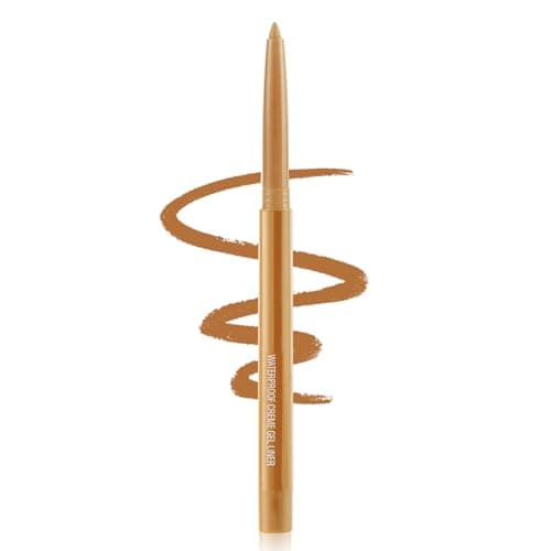 Image of Coloured Eyeliner Eyeliner Pencils, Long-Lasting Eye Liners Waterproof Eye Liner Pencils for Makeup Tool, Eyeliners (Gold)