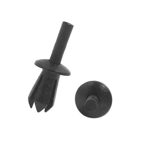 Image of INFINAUTO 10pcs 5mm Plastic Rivet Engine Trim Fastener Panel Retainer Clips Stylish Design