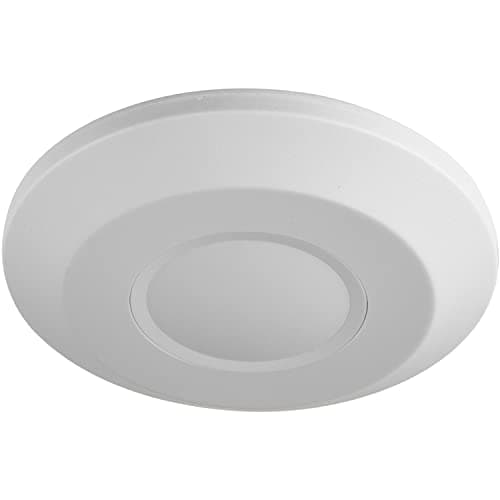 Image of Loops Microwave Sensor - Surface Mounted - 360 Degree Detection - 8 Metre Range - White ABS Plastic Construction - Adjustable Time Delay