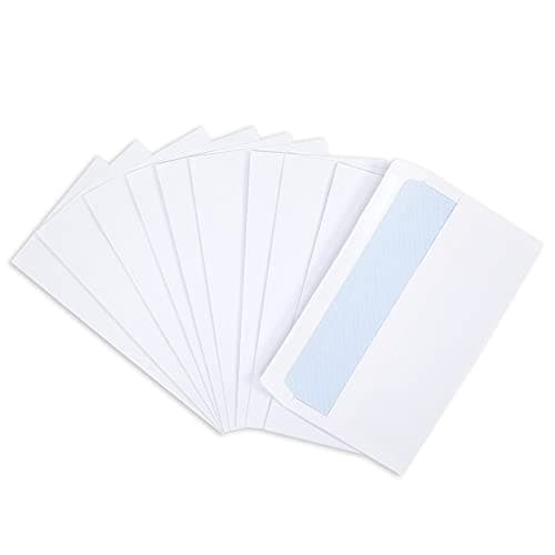 Image of Postmaster DL Envelopes 110 x 220mm 80 GSM Self Seal White 400 Pack