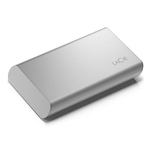 Image of LaCie Portable SSD, 1TB, Externe SSD, 1050 MB/s, voor PC Mac & iPad, 1 maand Adobe CC All Apps, Data Rescue Service (STKS1000400)