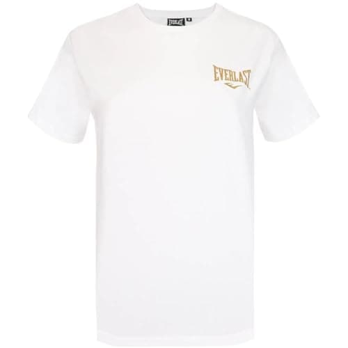 Image of Everlast Womens Shawnee W2 T-Shirt White/Gold XS