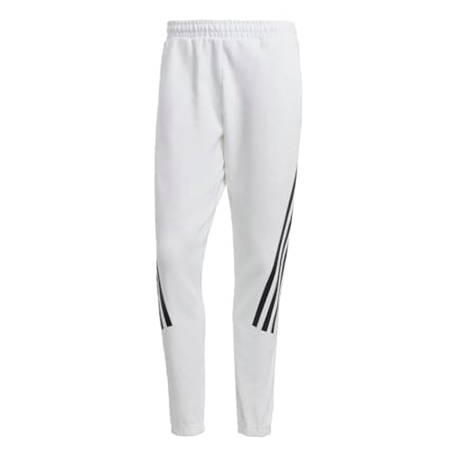 Image of adidas Mens Future Icon 3 Stripes Pants, White, Medium