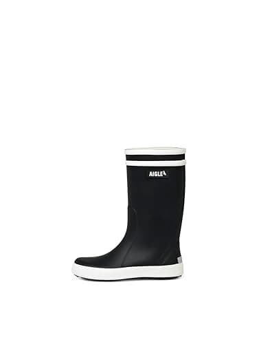 Image of Aigle LOLLY POP 2 Waterproof Children's Boots | Made of soft, natural rubber with a durable lining | Reflective strip on the heel | Non-slip sole