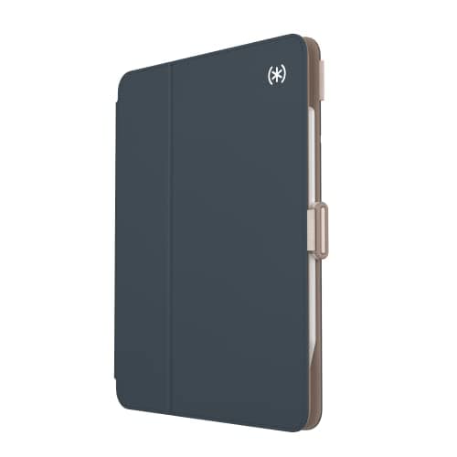 Image of Speck iPad Pro 4th Generation Case - Hard Back Case for Apple iPad Pro 11-inch (2022) - Slim Multi Range Stand, Apple Pencil Holder, Drop Protection, Camera Shield - Balance Folio Almond Milk/Mocha