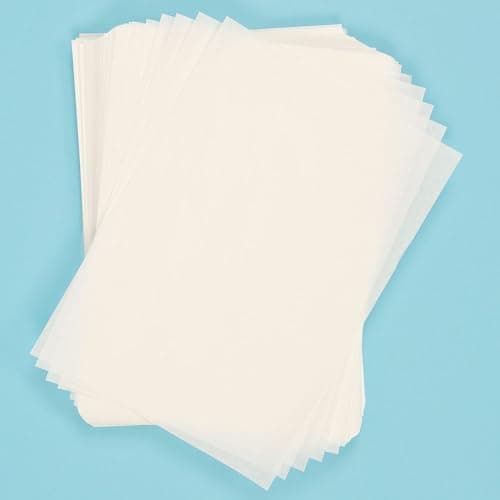 Image of Baker Ross FN205 A4 Tracing Paper Pack - Pack of 50, Overlay Sheets for Drawing, Copy Paper, Light Box Paper