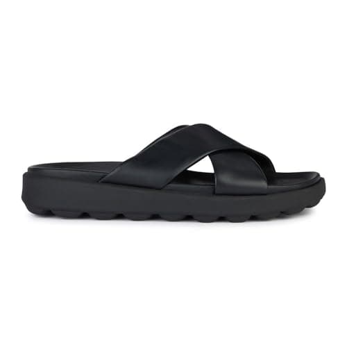 Image of Geox Men's U Spherica Ec6 B Slide Sandal, black, 5.5 UK
