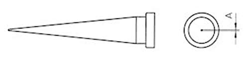 Image of Weller LT-1L Soldering iron tip long shape, conical Tip size 0.2 mm Content 1 pc(s)