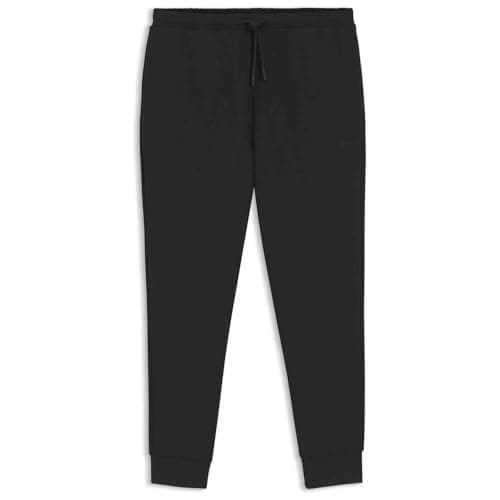 Image of BOSS Men's Hadiko Stretch Cotton Logo Print Jogging Bottoms, Black 001, XL