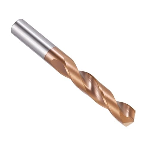 Image of PATIKIL 8.2mm Drill Bit, Carbide Twist Jobber Bits Straight Shank 130° for Drilling Hard Metal Alloy Steel Stainless Steel Titanium Alloys - 1 Pack
