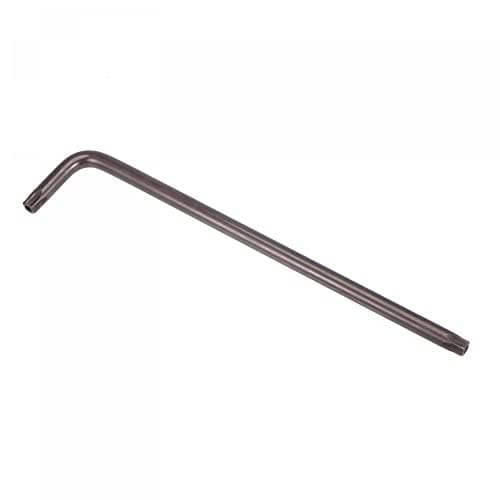 Image of sourcing map T55 Anti Tamper Proof Torx Star Key Bit Wrench, L-Shape 9.45-inch Long Arm, S2 Steel