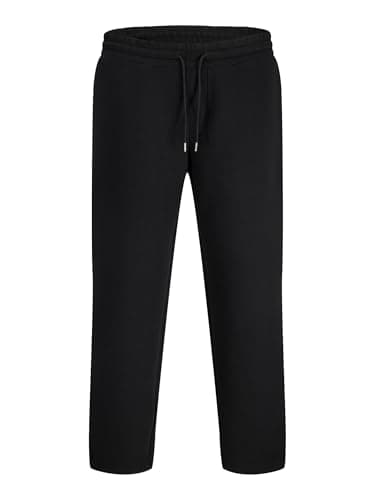 Image of JACK & JONES Male Jogging Bottoms Loose Fit Jogging Bott, Black, L