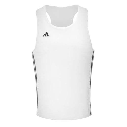 Image of adidas Mens Boxing Vest Sleeveless White L