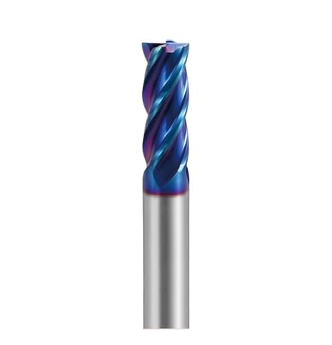 Image of 1pc Carbide Square End Mills-4 Flute HRC65 TiSiN Coated For Milling Alloy Steels Hardened Steel Metal Etc D1x50mm(D14x40x100)