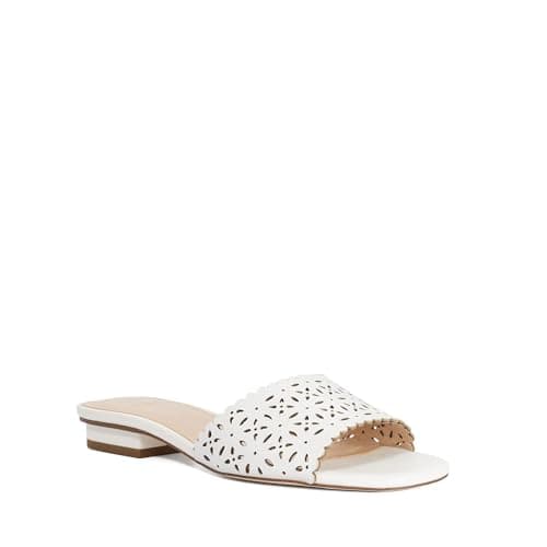 Image of Dune London Ladies LEOSTAR Laser Cut Leather Mules Size UK 5 Casual Sandals