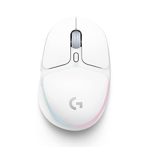 Image of Logitech G G705 Wireless Gaming Mouse, Customisable LIGHTSYNC RGB Lighting, Lightspeed Wireless, Bluetooth Connectivity, Lightweight, PC/Mac/Laptop - White Mist