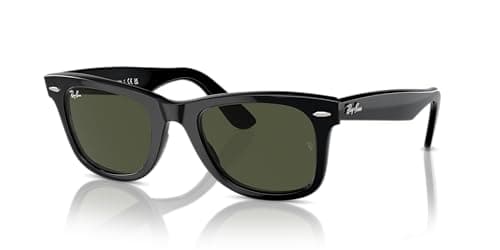 Image of Ray-Ban ORIGINAL WAYFARER RB 2140 Black/G- Classic Green 54/18/150 unisex Sunglasses