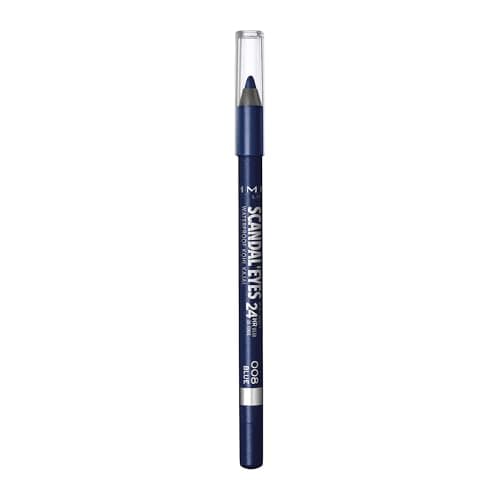 Image of Rimmel Scandal Eyes Waterproof Eyeliner, Blue, 1.3 g Pencil