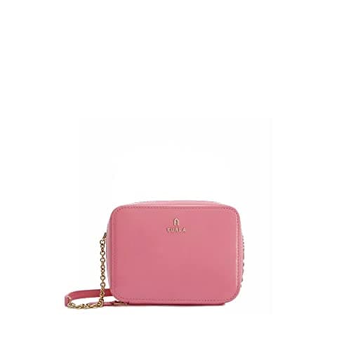 Image of FURLA Shoulder Bag Camellia Mini Camera Case Pink Shoulder Bag Blossom Woman 15,5x11x6 cm, Quartz