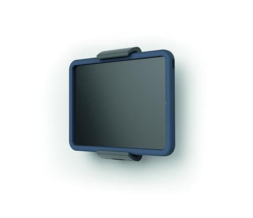 Image of Durable Aluminium Wall Mounted Tablet Holder XL - 360° Rotatable Universal Mount for 7-13" Tablets with Cases - iPad, Samsung, Surface and More - Metal Bracket