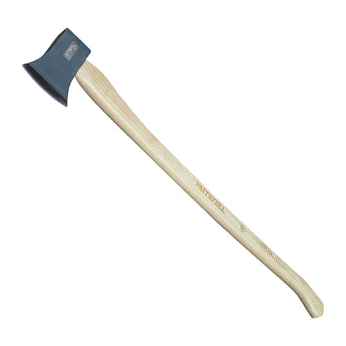 Image of Faithfull Felling Axe with FSC Hickory Shaft & Tempered Carbon Steel Head – Forestry Axe for Tree Removal - 2kg (4.1/2lb)