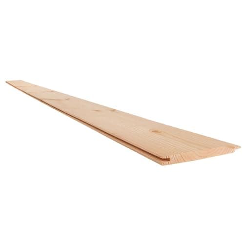 Image of Snowdon Timber Untreated Shiplap Cladding (T) 12mm (W) 120mm (L) 2.4m - 10 Pack