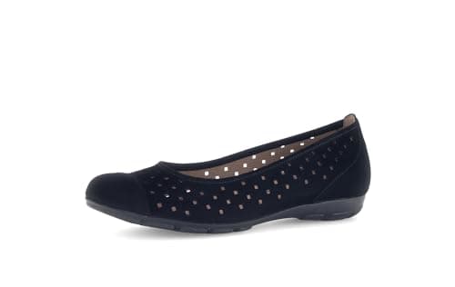 Image of Gabor Women's Classic Ballet Flats, Women's Ballet Flats, Black 17, 6.5-7 UK