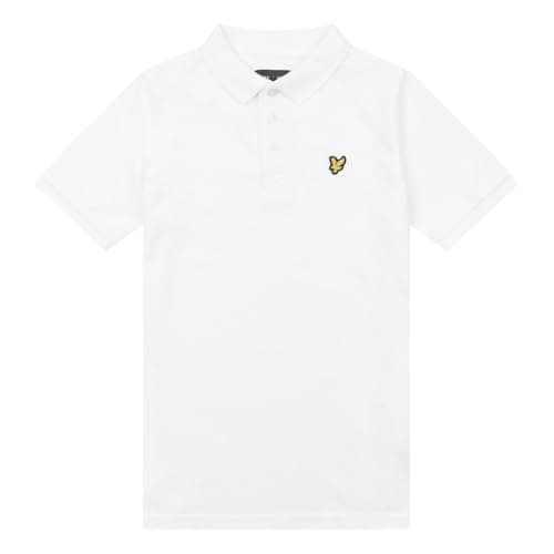 Image of Lyle & Scott Kids and Classic Polo Shirt Juniors Short Bright White 10-11 Years