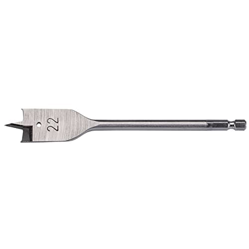 Image of Draper Expert 22mm Wood Drill Bit | Faster Hole Cutting |Carbon Steel Tools | Manual & Electric Tip Drills | Heavy Duty Bits | 41590