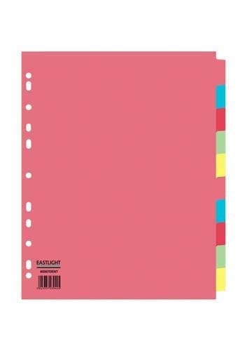 Image of ValueX Divider 10 Part A4 Extra Wide Manilla Coloured+ Finchley Pen Free