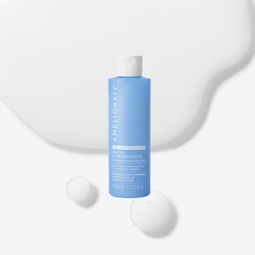 Image of AMELIORATE Transforming Facial Concentrate 200ml | Clinically Proven Pore Refining Toner for Face | Hydrates, Brightens & Smooths Uneven Skin | with LaH6 Complex | Dermatologist Approved