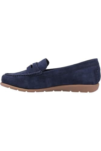 Image of Hush Puppies Female Shelby Suede, Navy,6