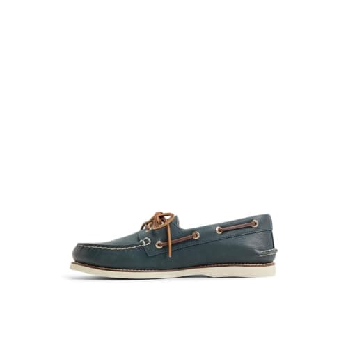 Image of Sperry Men's Gold a/O 2-Eye Boat Shoe, Navy, 10 UK
