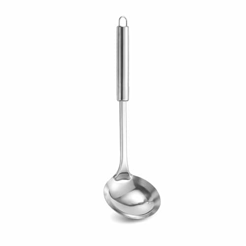 Image of Stainless Steel Catering Spoon Soup Ladle with Long Handle