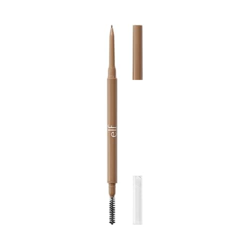 Image of e.l.f. Micro-Fine Brow Pencil, Waterproof Brow Colour & Spoolie for Shaping Brows & Creating a Feathered Natural-Looking Finish, Vegan & Cruelty-Free, Taupe