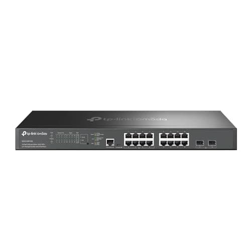 Image of TP-Link Omada SG3218XP-M2 | 2.5G Multi-Gig 16-Port PoE Switch, 2 x 10GE SFP+ Ports, 8 PoE+ Ports @ 240W | Intelligent Managed L2+ | Omada SDN Support | Static Routing, IGMP Snooping,