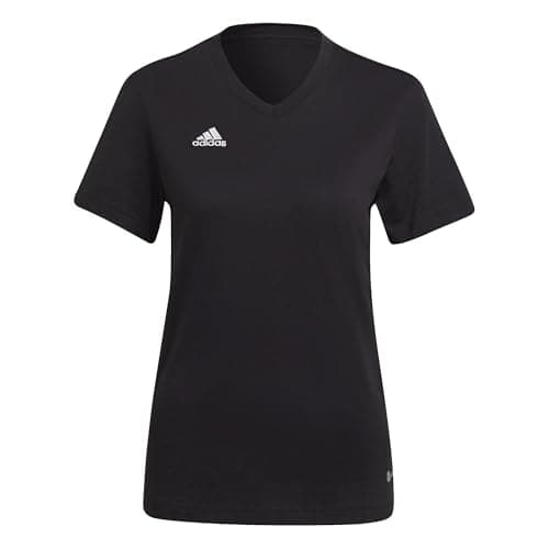 Image of adidas Women's Entrada 22 Tee, Black, S
