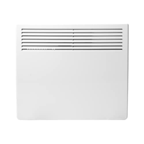Image of Devola DVNDM10 1000W Eco Electric Panel Heater with Adjustable Thermostat | Energy Efficient Technology, Lot 20 | Slimline Wall Mounted & Free Standing Plug in Low Energy Heaters with Timer | White