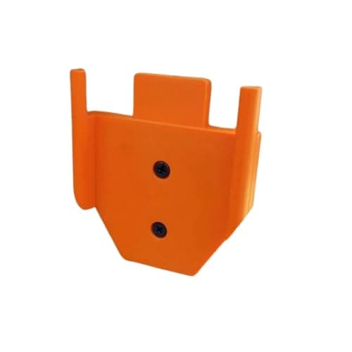 Image of Grease Gun Holder for M12-Style Tools – Secure Wall Mount Bracket for Compact Cordless Grease Guns – Heavy-Duty Storage Solution for Garage or Workshop