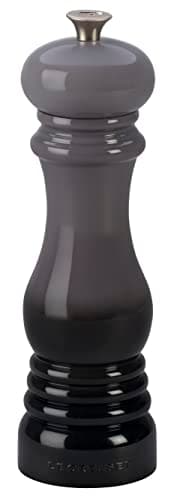 Image of Le Creuset Classic Adjustable Pepper Mill Grinder, Chip-Resistant ABS Plastic, Anti-Corrosion, 40g, 21 cm, Flint, 96001900444000