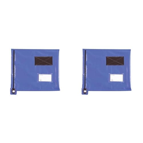 Image of GoSecure Flat Mailing Pouch 355 x 381 mm Blue (Pack of 2)