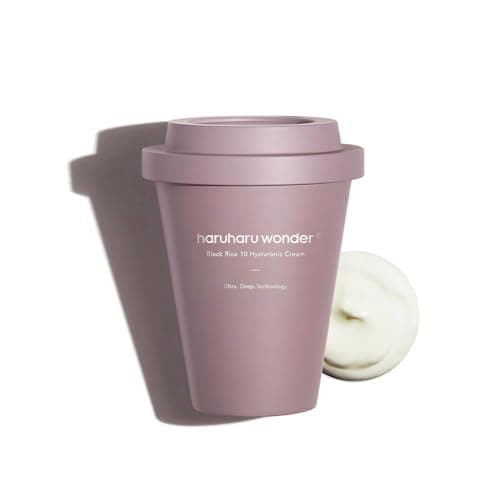 Image of haruharu wonder Black Rice 10 Hyaluronic Cream, Face Moisturizer, Vegan, Cruelty Free, Daily skincare, Korean Skincare, 90ml