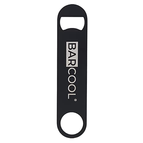Image of Barcool Bartenders Black Bar Blade | Magnetic Bottle Opener for Beer Caps | 180 * 40mm | Stainless Steel (Black)