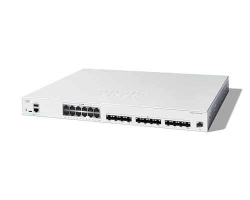 Image of Cisco Catalyst 1300-24XTS Managed Switch, 12 Port 10G Copper, 12x10GE SFP+, Limited Lifetime Protection (C1300-24XTS)