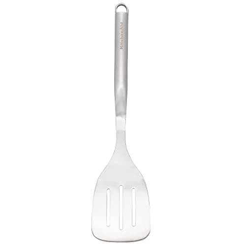 Image of KitchenAid Premium Stainless Steel Slotted Food Turner Kitchen Utensil