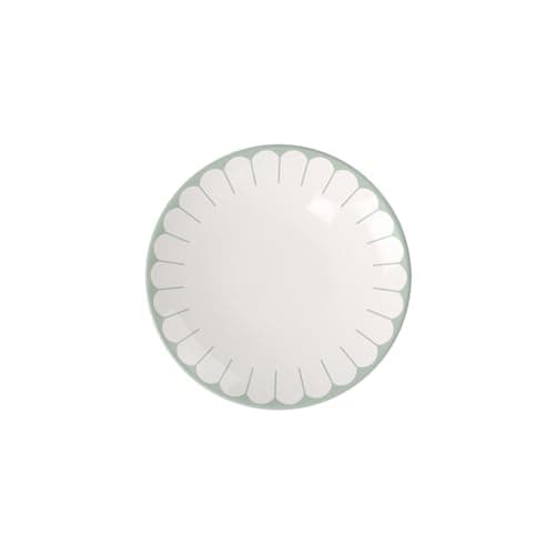 Image of Villeroy & Boch - Fleur vert Breakfast Plate Green, Dishwasher-Safe, Microwave-Safe, Dessert Plate, Small Plate for Breakfast, Desserts & Snacks, Cake Plate, Premium Porcelain