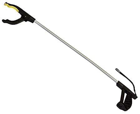 Image of Lightweight Grab & Grip Reaching Litter Rubbish Pick Up Hand Tool Picker Long Arm Rotating Gripper (1)