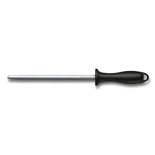 Image of Victorinox Swiss Classic Sharpening Steel, with Plastic Handle, Sharpened Knife, Chrome-Plated