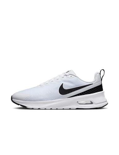 Image of Nike Men's Air Max Nuaxis Shoe, White/Black, 9.5 UK