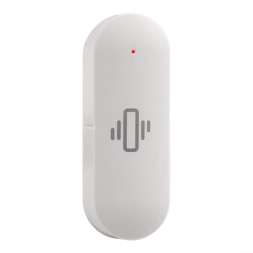 Image of WiFi Vibration Sensor for Tuya for Smart Life App, Real-Time Motion Shock Alarm Detector with History Record, High Sensitivity Drop for Home Security, for Alexa, 3V Battery Powered(1pc)